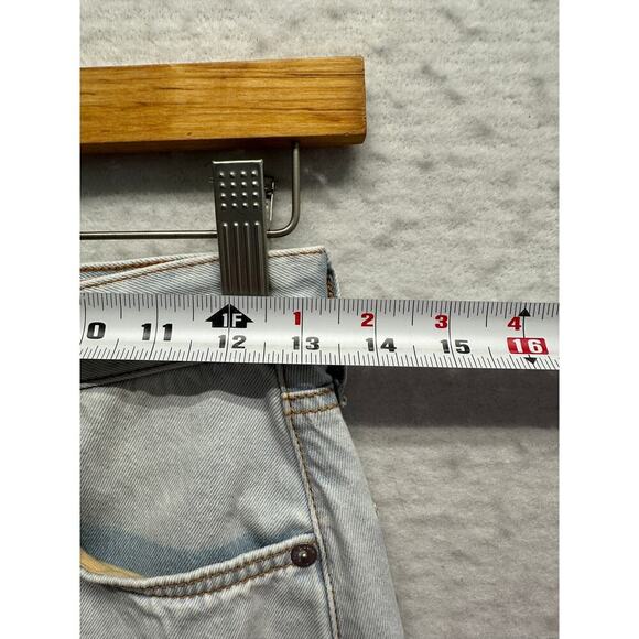 Rag & Bone High Rise Mini Skirt Primrose Light Denim Size 25 Festival Concert - Picture 5 of 11